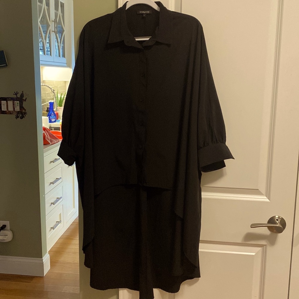 Dolman sleeve Hi-low top size L